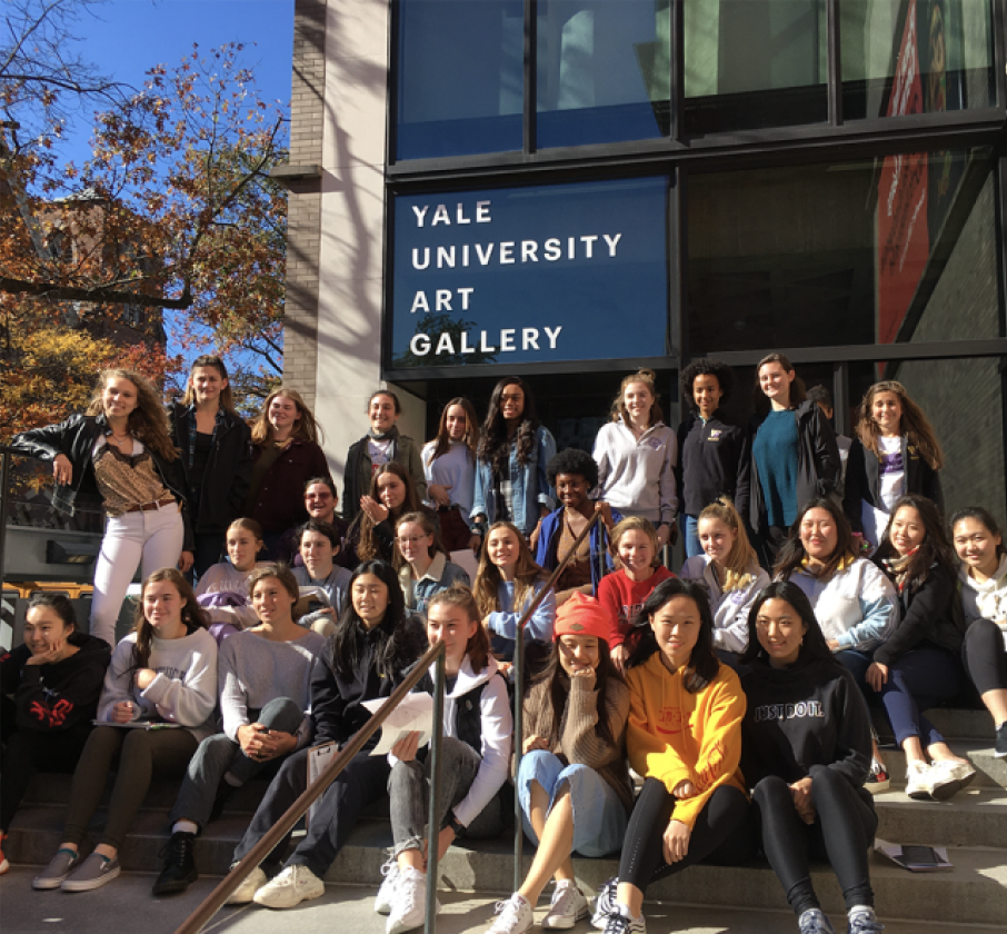 Students at Yale College of Arts